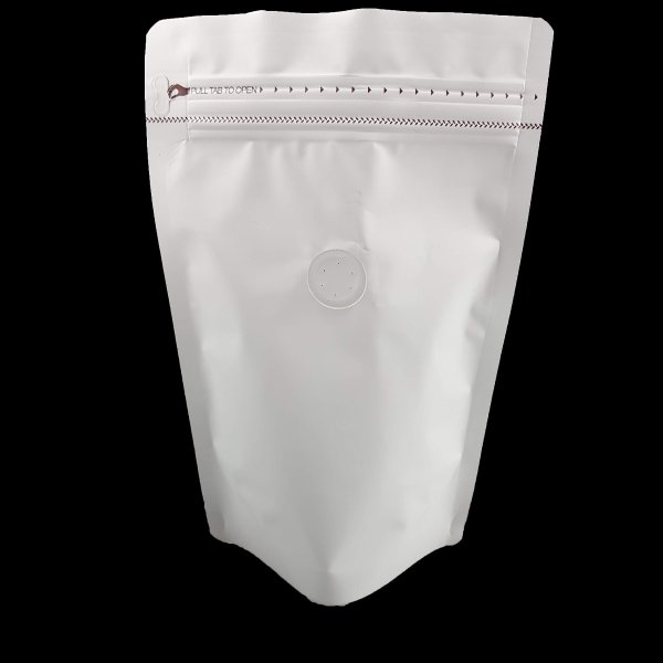 White Coffee Pouch (Easy Zip)