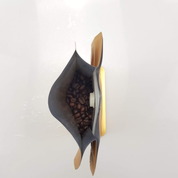 Gold Coffee Pouch (Easy Zip)