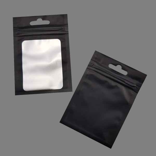 Black Zip Lock Flat 