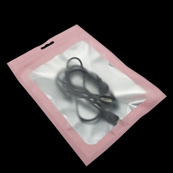 Pink Zip Lock Flat 