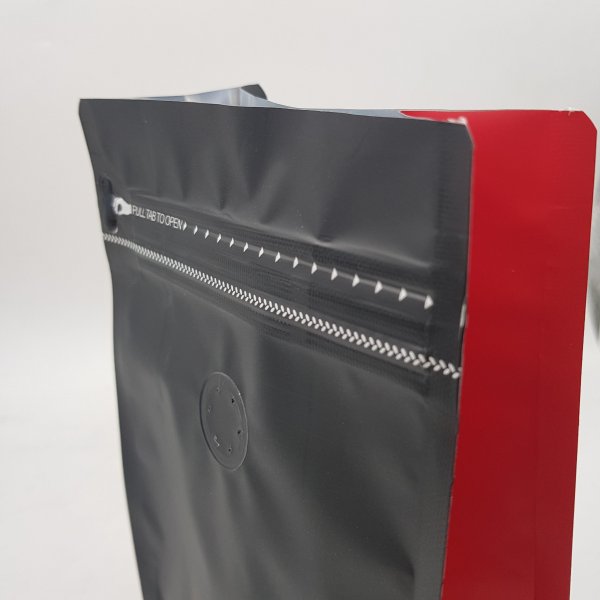 Black,Red Coffee Pouch (Easy Zip)