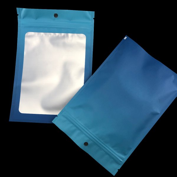 Sky Blue,Blue Zip Lock Flat 