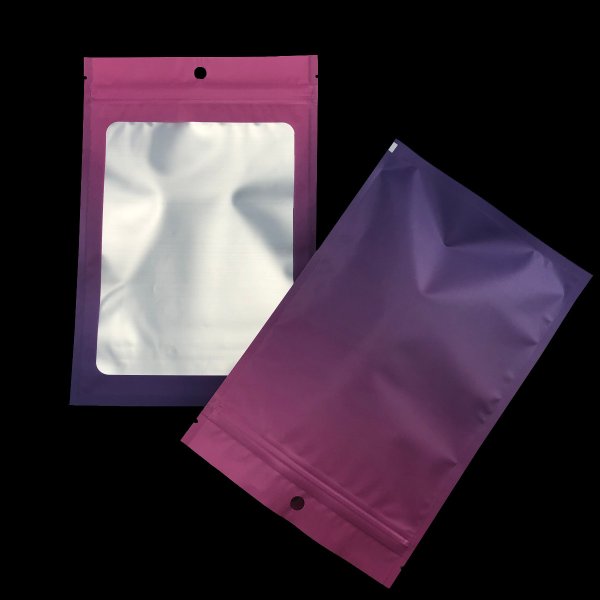 Pink,Purple Zip Lock Flat 