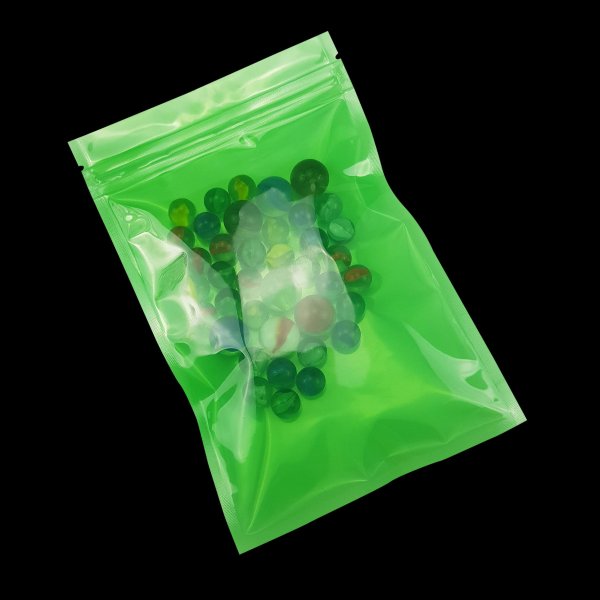 Green Zip Lock Flat 