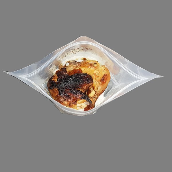 Transparent Stand Up Pouch (Microwavable, Take-Out Food)