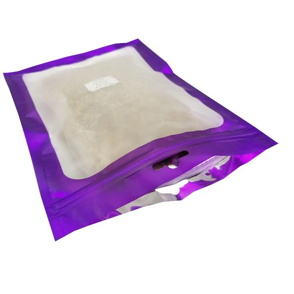 Purple Zip Lock Flat 