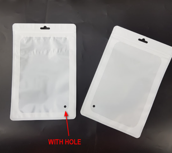 White Zip Lock Flat 