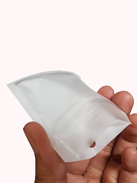 White Zip Lock Flat 