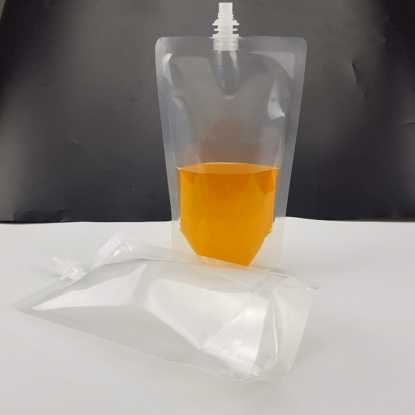 Transparent Liquid Pouch  (Hot Fillable)