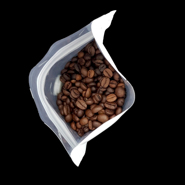 White Coffee Pouch (Easy Zip)