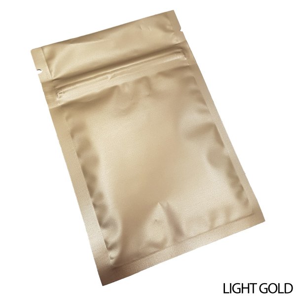 Gold Zip Lock Flat 