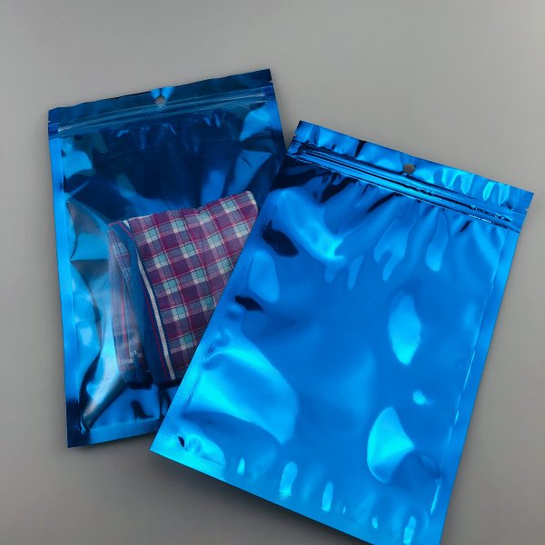 Blue Zip Lock Flat 