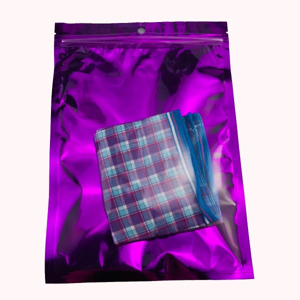 Purple Zip Lock Flat 