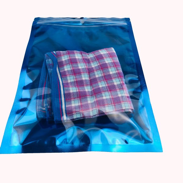 Blue Zip Lock Flat 