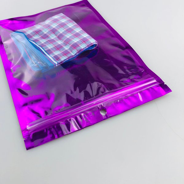 Purple Zip Lock Flat 