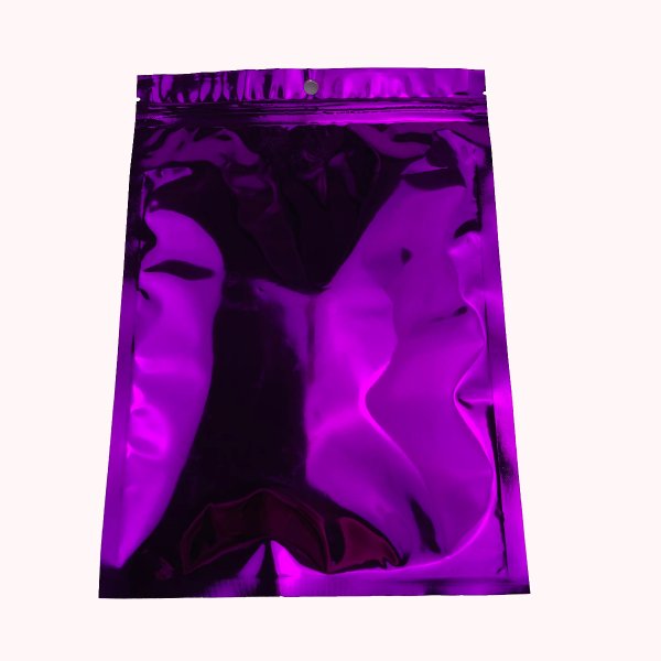 Purple Zip Lock Flat 