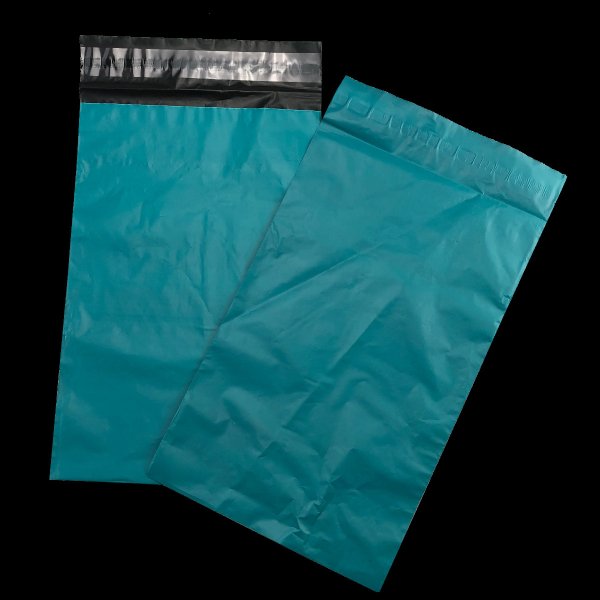 Blue Green Courier Mailer Bag (Recycled, Eco-Friendly)