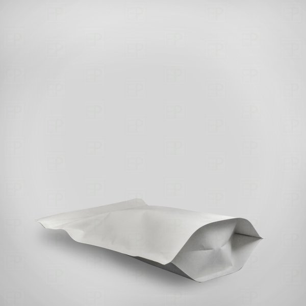 Kraft White Stand Up Pouch 