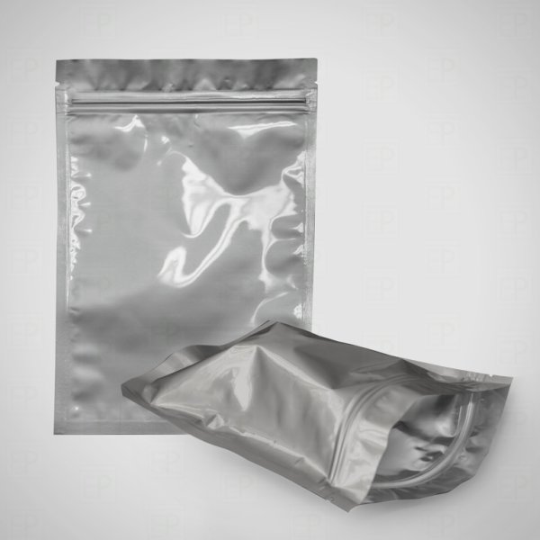 Silver Zip Lock Flat 