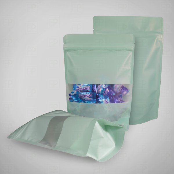 Blue Green Stand Up Pouch 