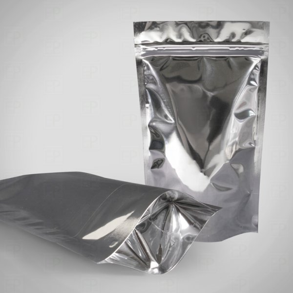 Silver Stand Up Pouch 