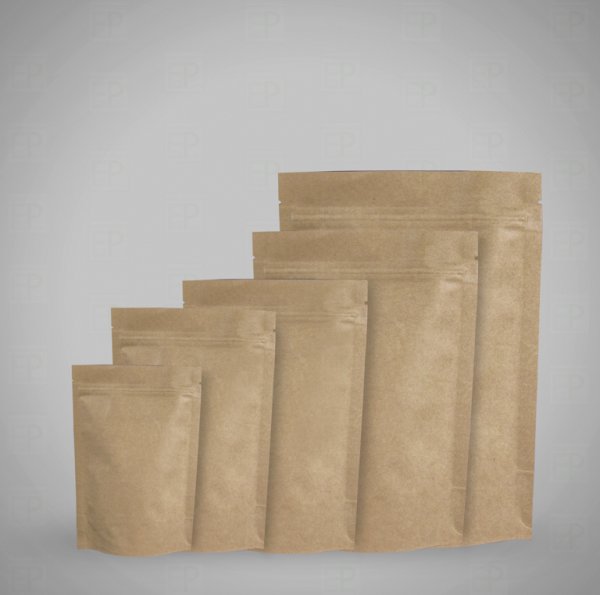 Kraft Stand Up Pouch 