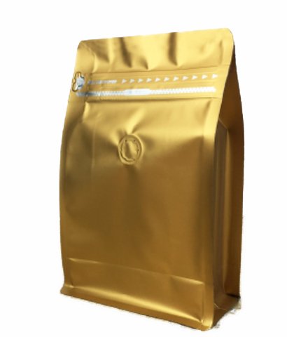 Gold Coffee Pouch (Easy Zip)