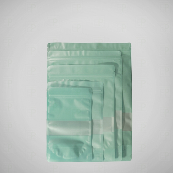 Blue Green Stand Up Pouch 