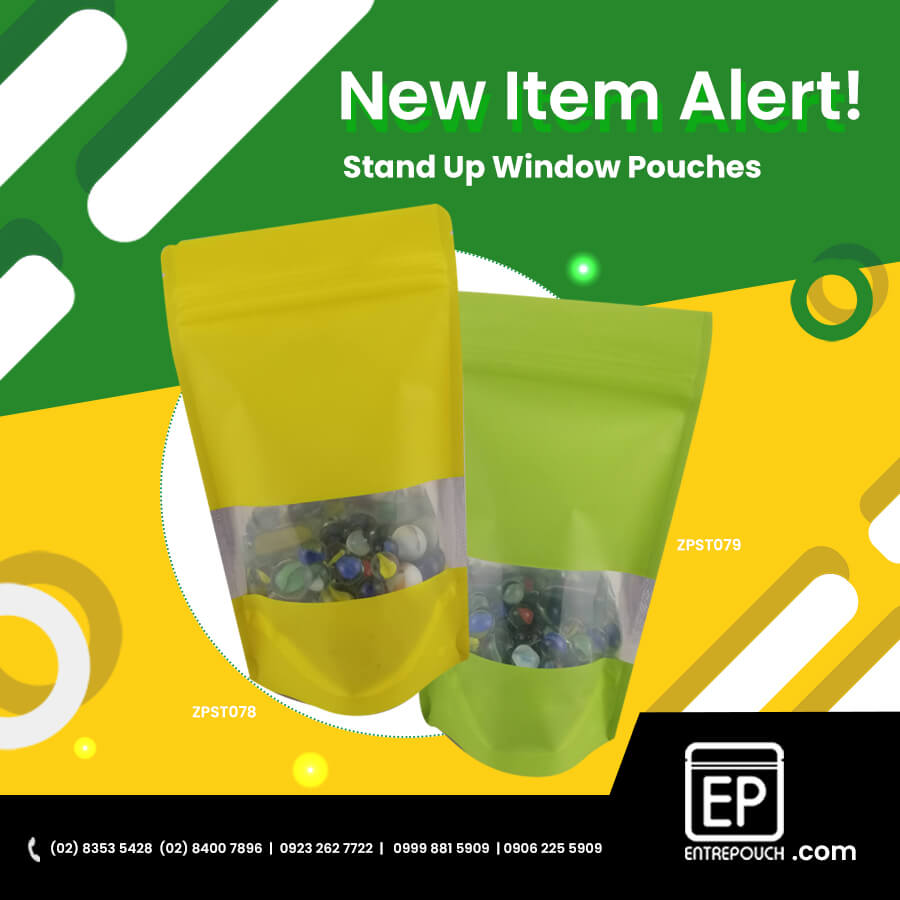 New Item Alert Stand up Pouch